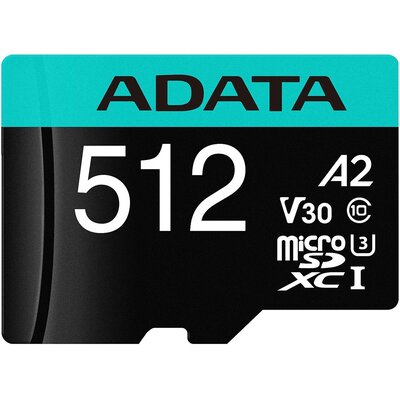 ADATA Premier Pro microSDXC 512GB UHS-I V30 A2