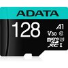 microSDXC карта ADATA Premier Pro 128GB UHS-I U3 V30S + SD адаптер