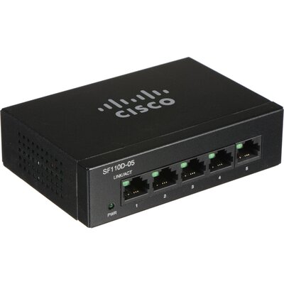 Суич Cisco SF110D-05 - 5-Port 10/100 Desktop Switch