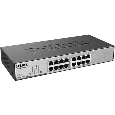 D-Link DES-1016D - 16-Port бърз Ethernet неуправляем десктоп суич