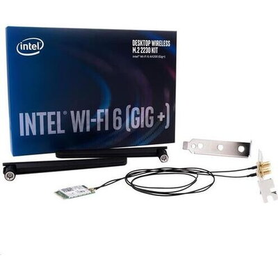 Intel Wi-Fi 6 (Gig+) Desktop Kit, AX200, 2230, 2x2 AX+BT, vPro