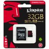  Kingston microSDHC Canvas React 32GB + SD адаптер