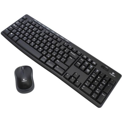 Kомплект безжични клавиатура с мишка Logitech MK270, BG