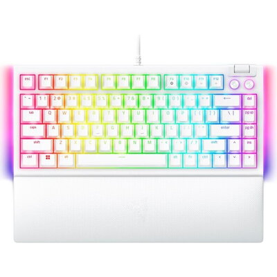 Razer BlackWidow V4 75% White, Gaming Keyboard, US Layout