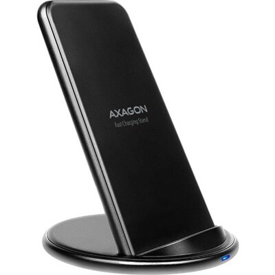AXAGON WDC-S10D dual coil Wireless Fast Charging Stand, Qi 5/7.5/10W, micro USB