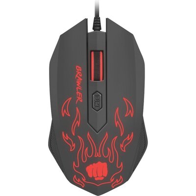 Мишка Fury Gaming mouse, Brawler optical 1600dpi Illuminated Black