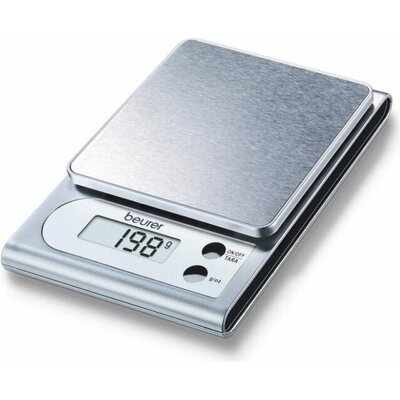 Везна Beurer KS 22 kitchen scale; Stainless steel weighing surface; 3 kg / 1 g