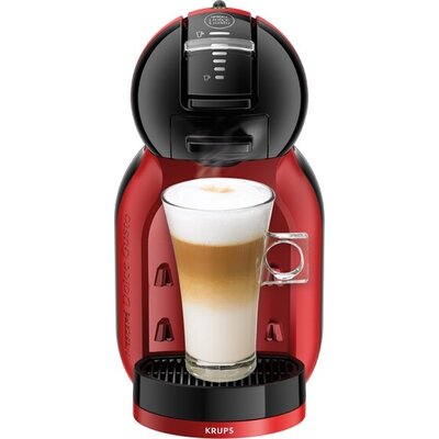 Кафемашина Krups KP120H, Dolce Gusto MINI ME, Espresso machine, 1500W, 0.8l, 15 bar, black & cherry red