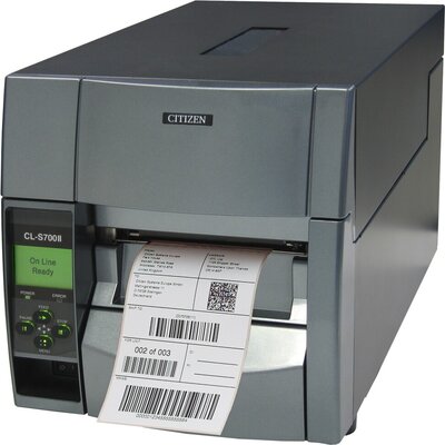 Етикетен принтер Citizen Label Industrial printer CL-S700IIDT Thermal Transfer+Direct Print Speed 200mm/s, Print Width 4