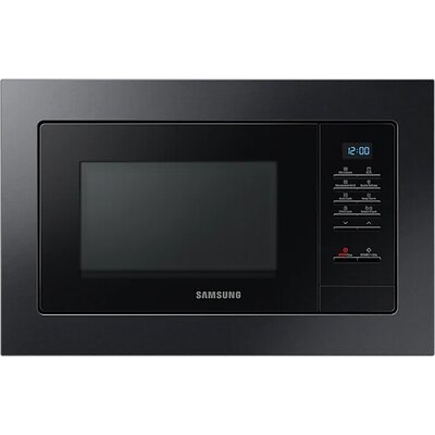 Микровълнова печка Samsung MG23A7013CA/OL, Built-in microwave grill, Ceramic Inside, 23l, 800 W, Blue LED Display, Black door, B