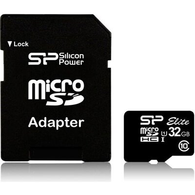 32GB microSDHC UHS-I,SDR 50 mode ,with adapter with SP logo,retail