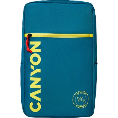 CANYON cabin size backpack for 15.6" laptop, polyester ,dark green