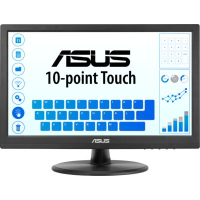 Тъч монитор ASUS VT168HR - 15.6" (1366x768), 10-point Touch, Черен