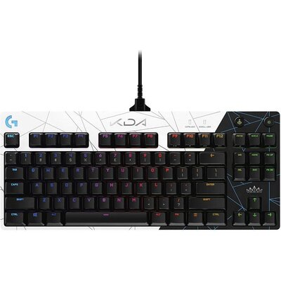Геймърска механична клавиатура Logitech G Pro K/DA GX Brown Tactile RGB