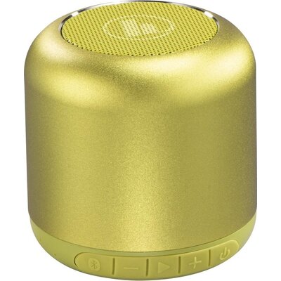 Безжична смарт тонколона HAMA Drum 2.0, Bluetooth, 3.5mm жак, 3.5W, Жълто-зелен