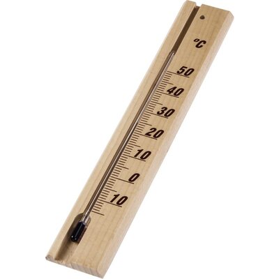 Аналогов термометър HAMA, 20 см., Дървен
