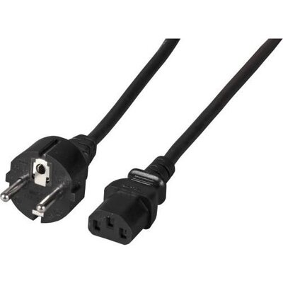 Захранващ кабел Estillo A-A675, 1.8 m, Черен