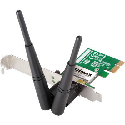 Безжичен PCI Express адаптер EDIMAX EW-7612PIN, Realtek, 2.4Ghz, 802.11n/g/b