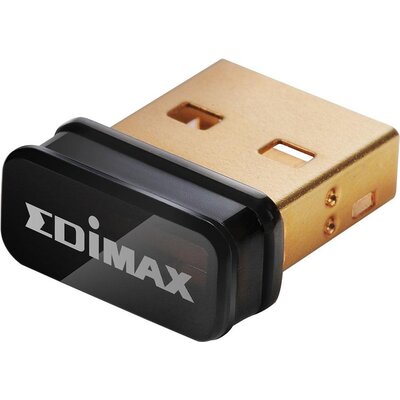 Безжичен нано адаптер EDIMAX EW-7811UN, USB, Realtek, 2.4Ghz, 802.11n/g/b