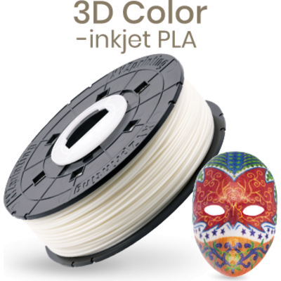 Консуматив за 3D принтер DaVinci Color XYZprinting - Color-inkjet PLA  filament, 1.75 mm, WHITE DYEING