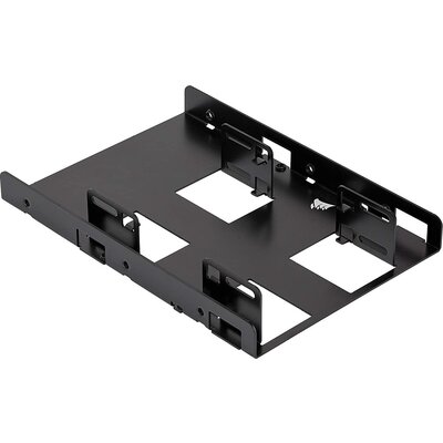 Скоби за монтиране Corsair HDD/SSD Mounting Kit - Dual 2.5" to 3.5", Black