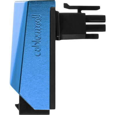 CableMod 12VHPWR 90 Degree Angled Adapter (Nvidia 4000 series) - Variant A - Blue