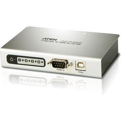 4-портов хъб ATEN UC2324, USB към RS-232