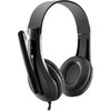 CANYON HSC-1 basic PC headset with microphone, combined 3.5mm plug, leather pads, Flat cable length 2.0m, 160*60*160mm, 0.13kg, 
