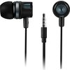 CANYON Stereo earphones with microphone, 1.2M, dark gray
