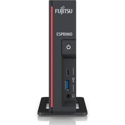 Настолен компютър Fujitsu ESPRIMO G5011 ~0.86 liters, Intel Pentium G6400, 4GB DDR4-3200, SSD PCIe 128GB M.2 NVMe Value, Mountin