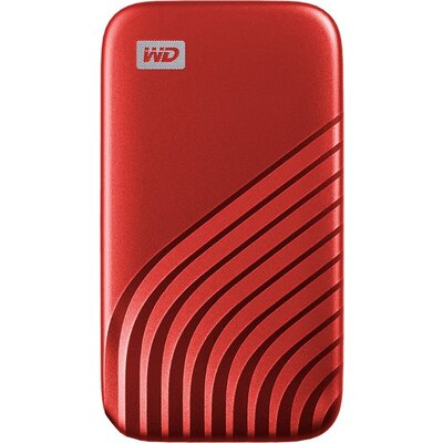 WD 2TB My Passport SSD - Portable SSD, up to 1050MB/s Read and 1000MB/s Write Speeds, USB 3.2 Gen 2 - Red