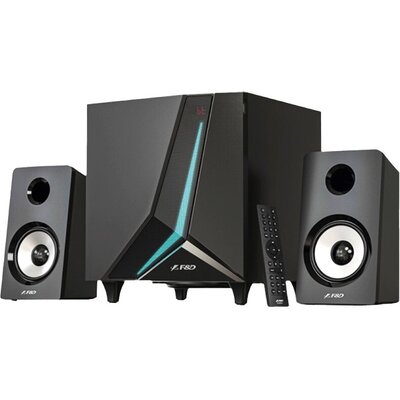 F&D F670X 2.1 Multimedia Speakers, 70W RMS, Full range speaker: 2x3.5"+ 6.5" Subwoofer, BT 5.3/AUX/USB/Coaxial/LED