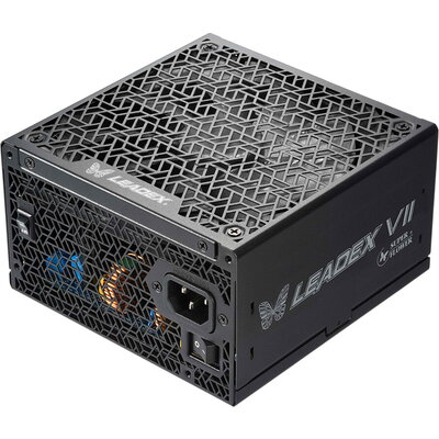 Super Flower Leadex VII XG 1300W ATX 3.0, 80 Plus Gold, Fully Modular, 12VHPWR Cable included, Compact 150mm Size, 140mm F.D.B P