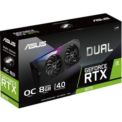 ASUS Dual NVIDIA GeForce RTX 3070 V2 OC Edition - DUAL-RTX3070-O8G-V2