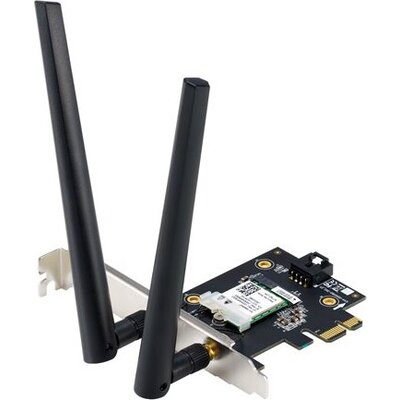 ASUS Wi-Fi 6 802.11ax AX1800 Dual-Band Bluetooth 5.2 PCIe WiFi Adapter