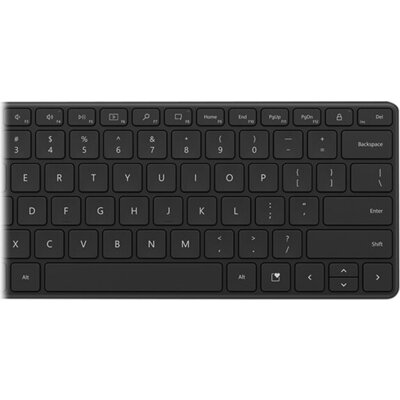 MS Bluetooth Compact Keyboard Eng Intl Euro Hdwr Black