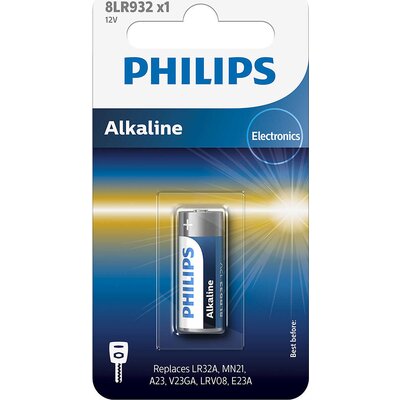 Philips алкална батерия 12.0V, 1-blister (LR23A / 8LR23)