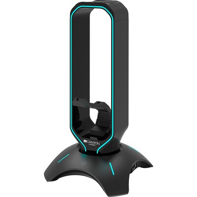 Canyon Gaming 3 in 1 Headset stand, Bungee and USB 2.0 hub