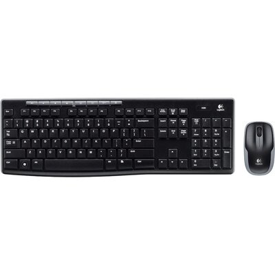 Kомплект безжични клавиатура с мишка Logitech MK270, BG Layout