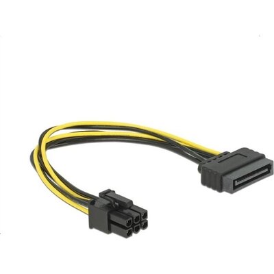 Cable adapter Power SATA to VGA 1x6pin