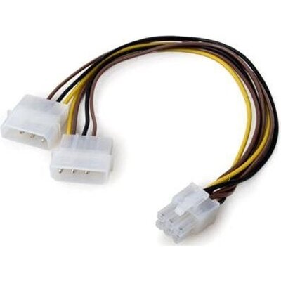 Cable adapter PSU VGA 2x4pin to 6pin, CE313