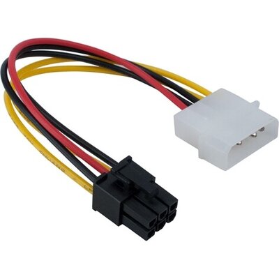 Cable adapter PSU VGA 4pin to 6pin, 18051