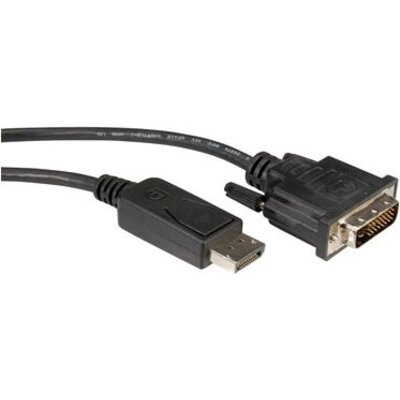Cable DP M - DVI M, 2m, Roline 11.04.5610