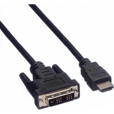 Cable DVI M - HDMI M, 2m, Value