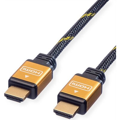 Cable HDMI M-M, v1.3, Gold, 3m, Roline 11.04.5563