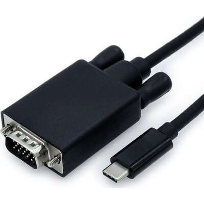 Cable USB Type C - VGA, M/M, 2m, Value 11.99.5821