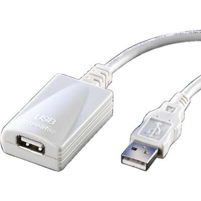 Cable USB2.0 A-A M/F+Repeater, 5m, 12.99.1100