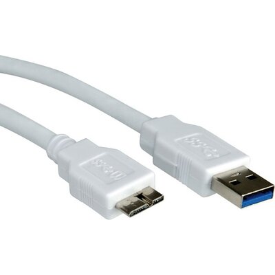 Cable Roline USB3.0 A-Micro B, M/M, 0.8m