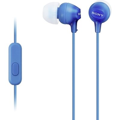 Слушалки Sony Headset MDR-EX15AP blue