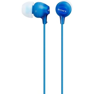 Слушалки Sony Headset MDR-EX15LP blue